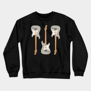 Triple Inca Silver Stratocaster Crewneck Sweatshirt